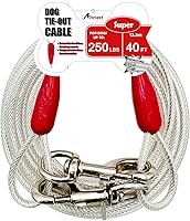 Vista 18 de Cable de amarre reflectante Petest de 25 pies para súper perros de hasta 250 libras