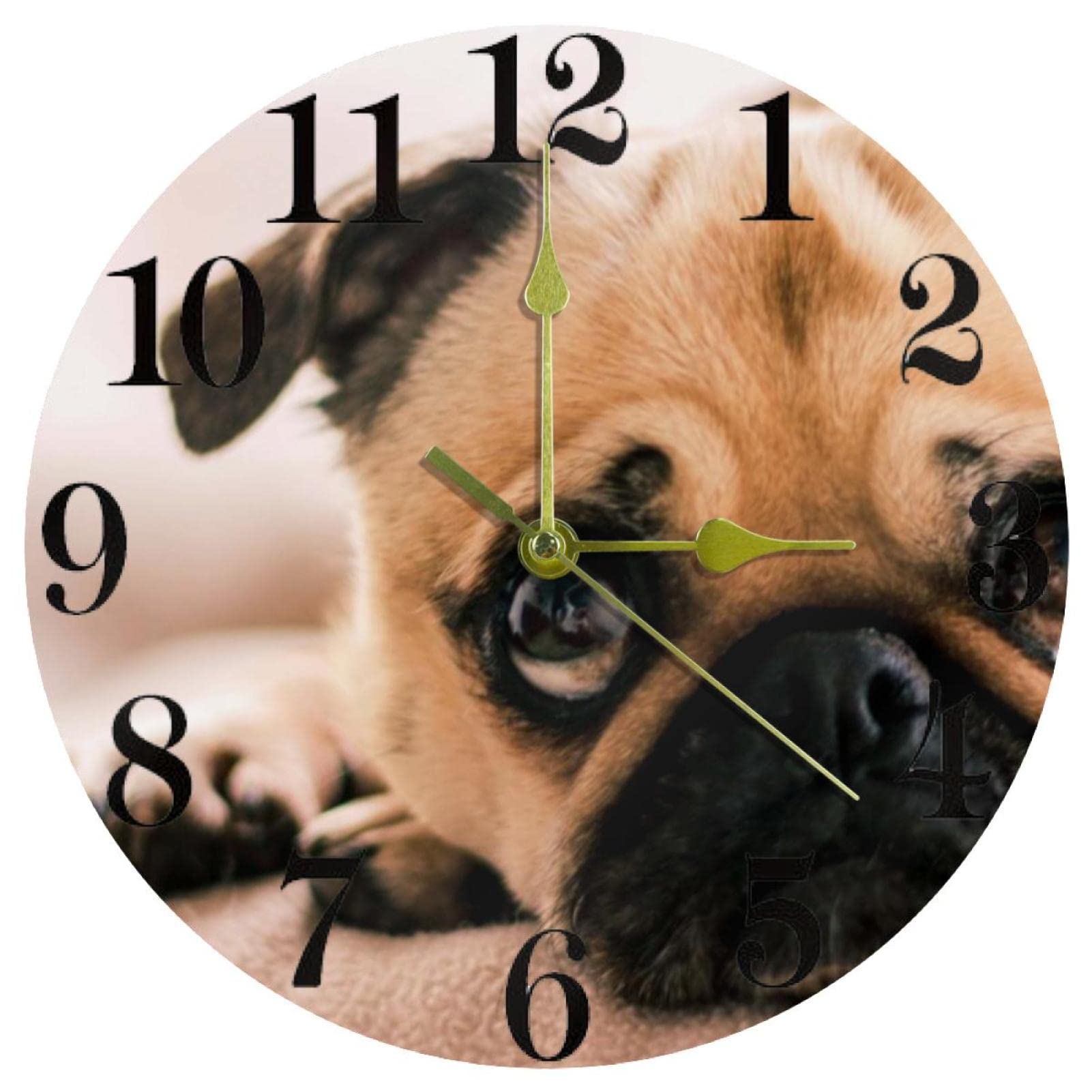 Horloge silencieuse carlin sans bruit de tic-tac pour sommeil paisible