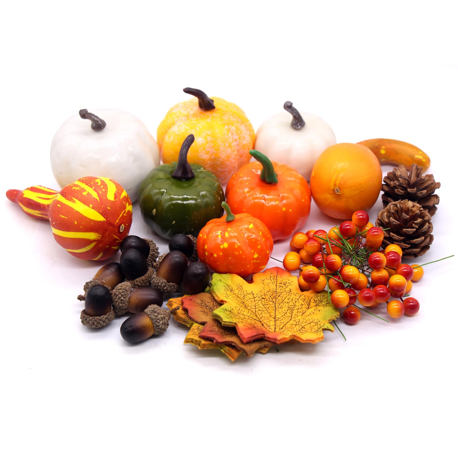 130 Mini Décorations Halloween – 8 Styles (Citrouille, Crâne, Fantôme, Chauve-Souris, Os, Sorcière, Araignée, Botte) – Acrylique, Pour Vases, Fêtes