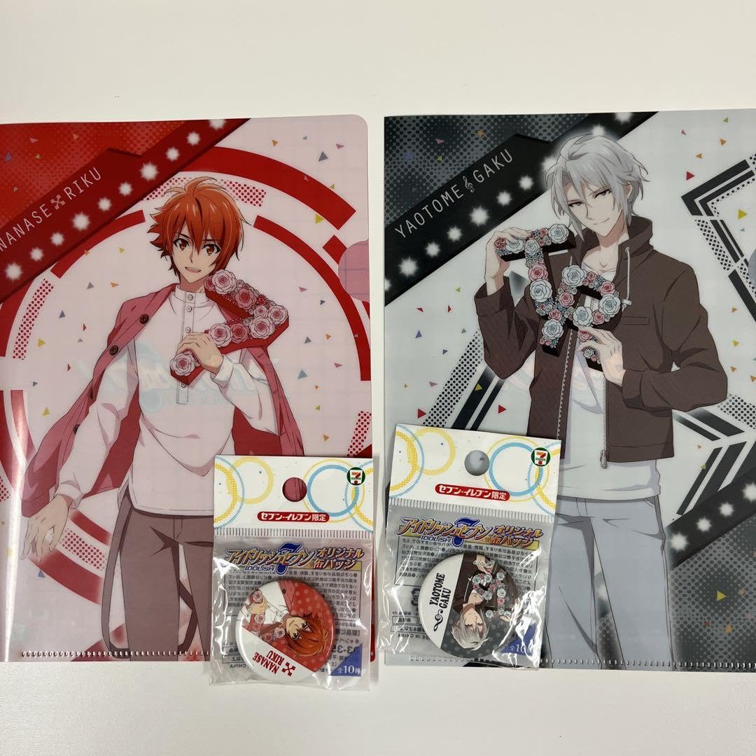 アイドリッシュセブン　クリアファイルセットを缶バッジと一緒にして、お値段そのまま Amazon.co.jp: アイドリッシュセブン セブンイレブン 限定 クリア