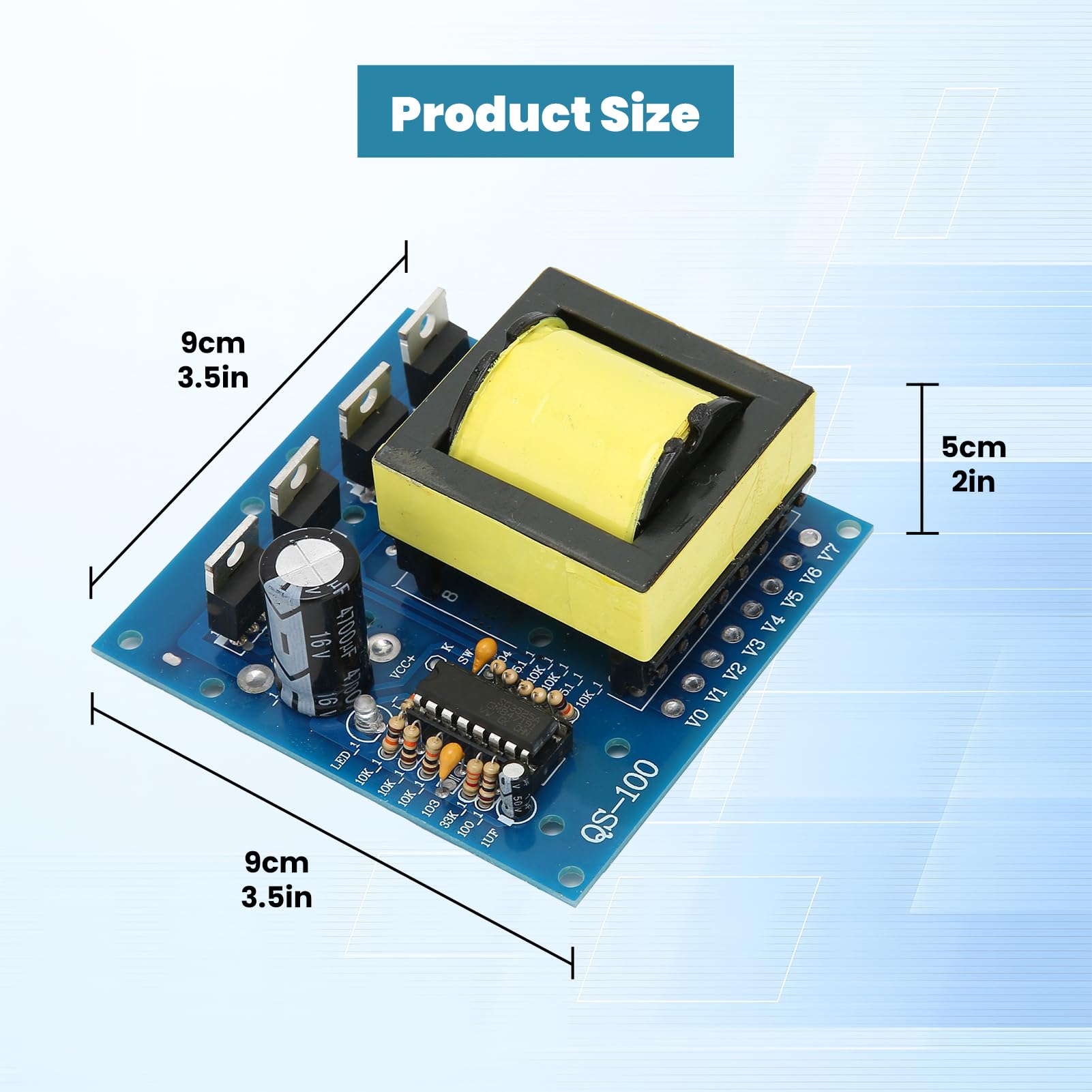 Modulo inverter 500W DC a AC Power Car Converter Board Front Stage Onde quadre ad alta frequenza Boost Module Convertitore di potenza