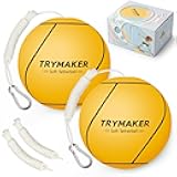 Trymaker Tetherball, 2 Set in 1 Tether Balls and Rope Set,Replacement Tetherball for Adults Backyard Outdoors