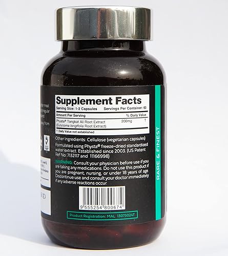 Miniatura 9 de Tongkat Ali Extract Longjack de Akarali 2001 altamente concentrado 15 formulado por eurycomanone MIT extracción de agua caliente Physta patentada de