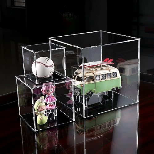 Miniatura 3 de Evron Display Case for Collectibles Assemble Clear Acrylic Box Alternative Glass Case for Display Action Figures Home Storage & Organizing Toys