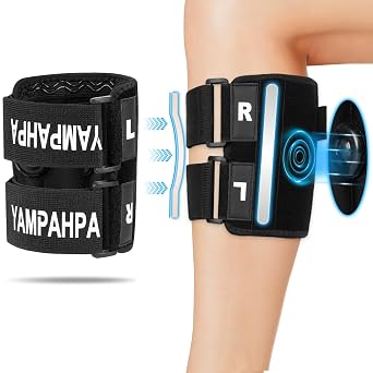 Calf Sciatica Relief Device Brace for Sciatica for Men,Calf Braces for Sciatica Relief, The Sciatica Leg Braces with Dual Pressure PadsBlack