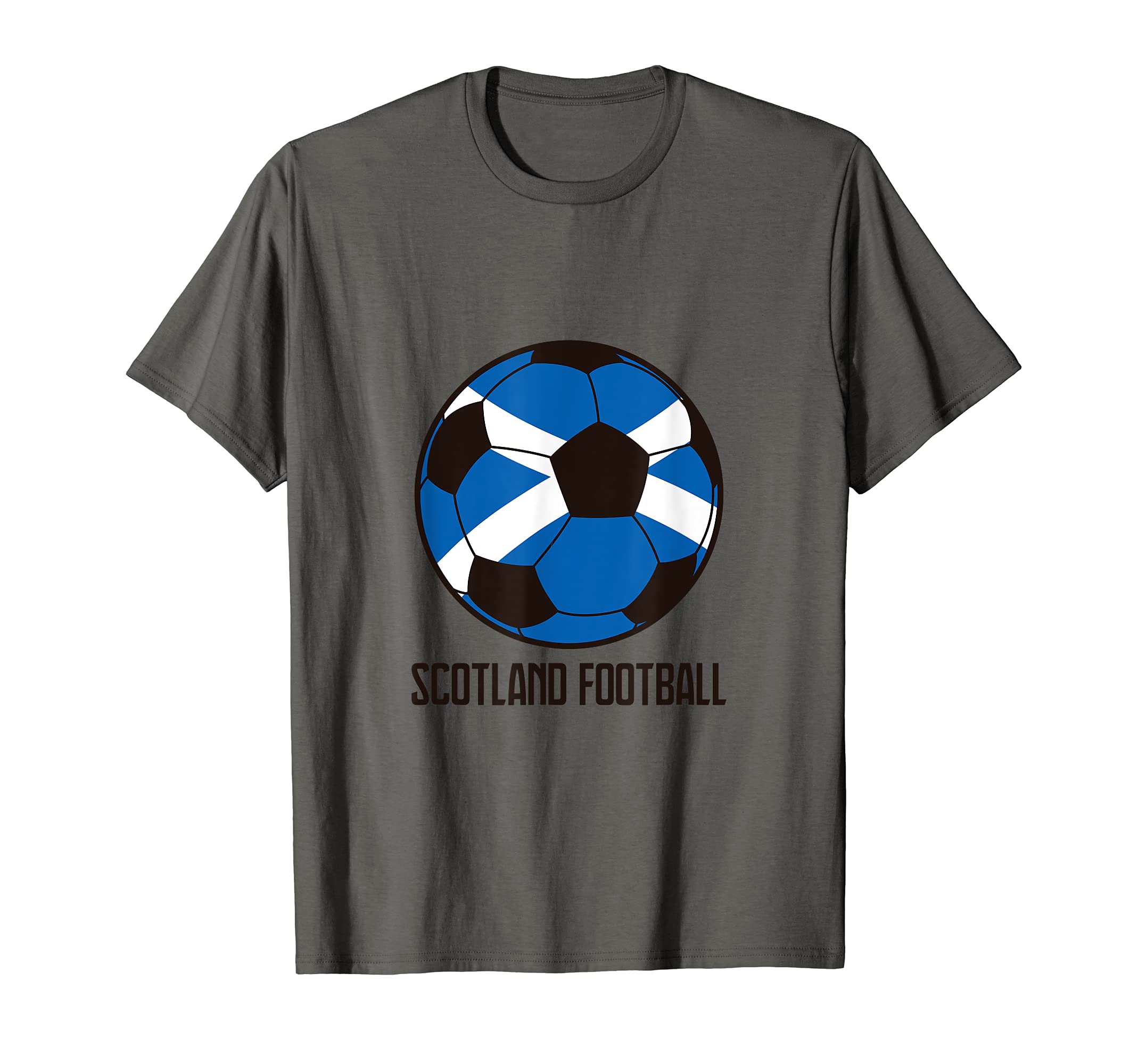 Scotland Football Fans T-Shirt, Grey