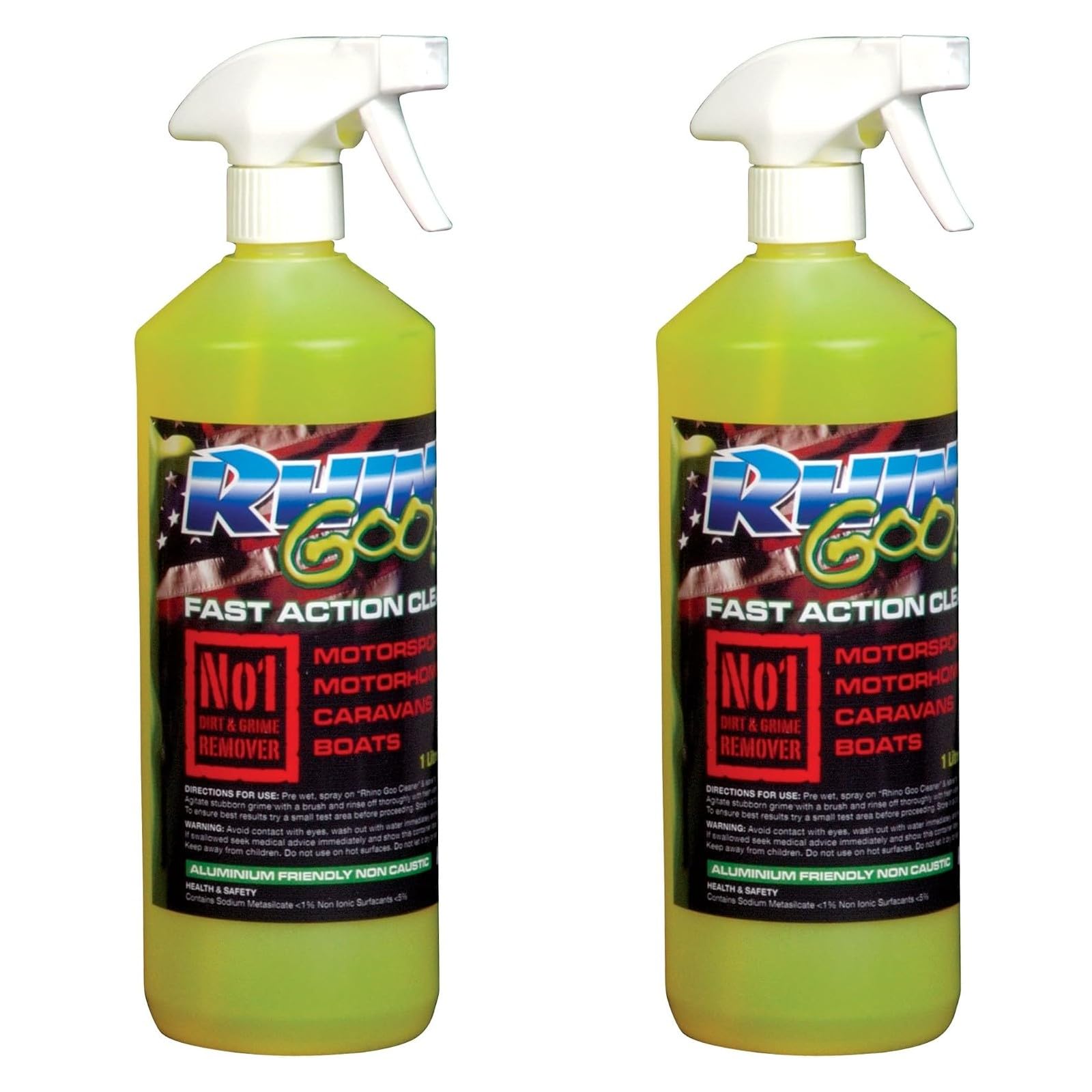 Rhino Goo Fast Action 1L Cycle and Mountain Bike Cleaner (Pack of 2) — image 1