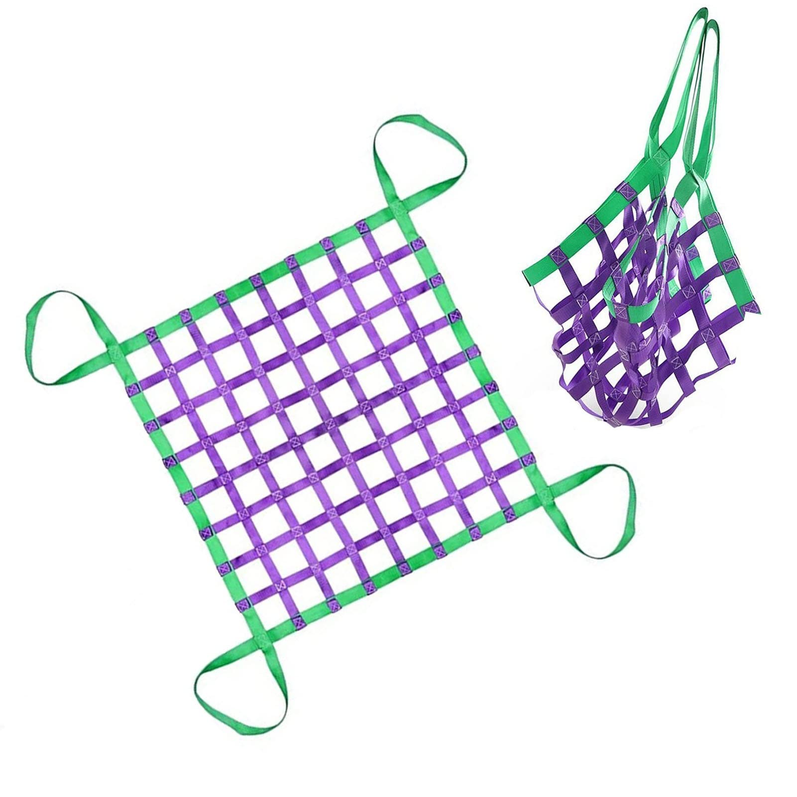 Hängendes Hebe-Gepäcknetz – Bungee-Lastennetz – Reißfestes LKW-Ladungssicherungsnetz, Hängender Frachtriemen-Maschengurt, Anhebende Maschentasche Der Polyester-Ladung Für Baustelle