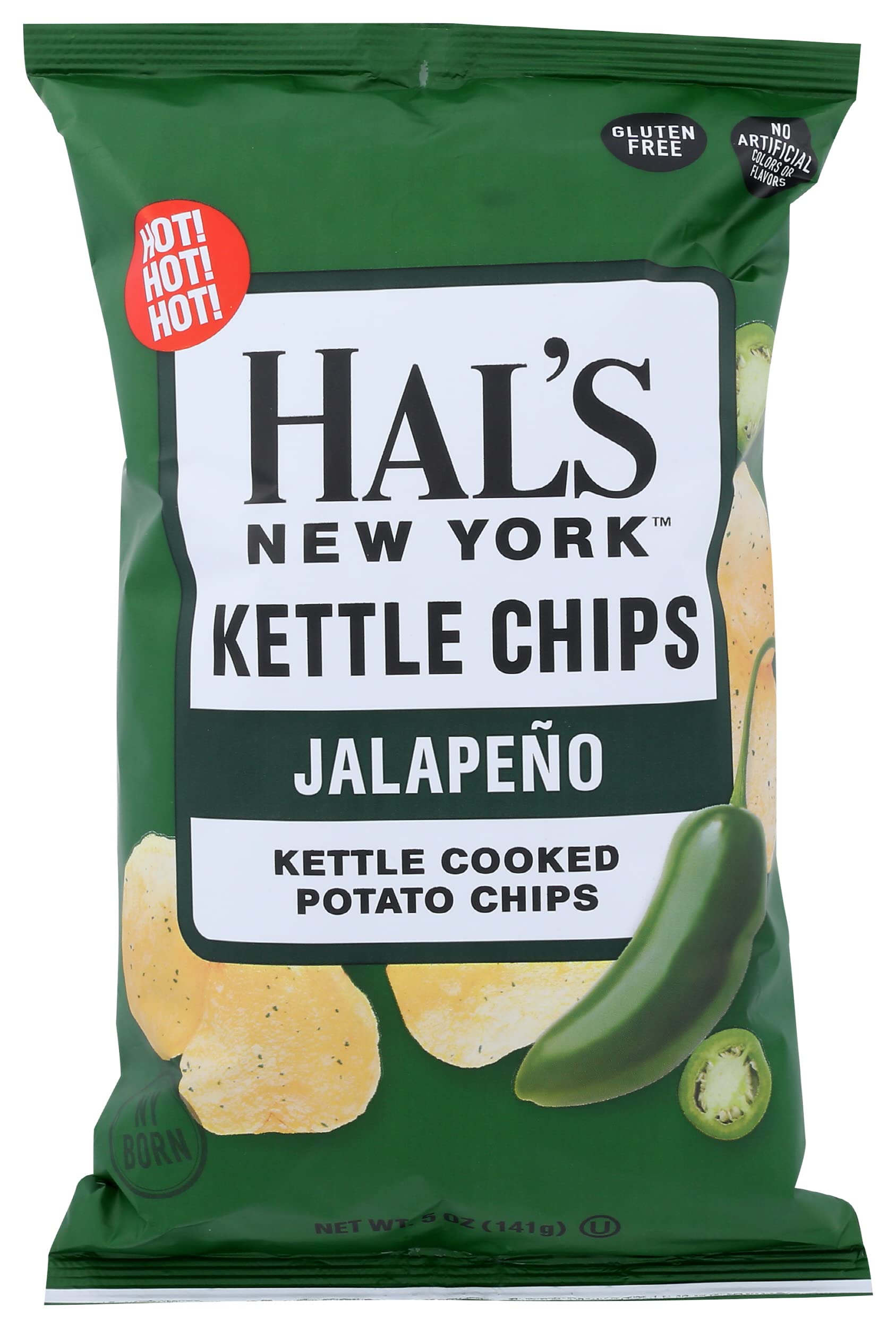haluc❤ Amazon.com: Hal's New York Kettle Chips, Jalapeño Kettle Cooked