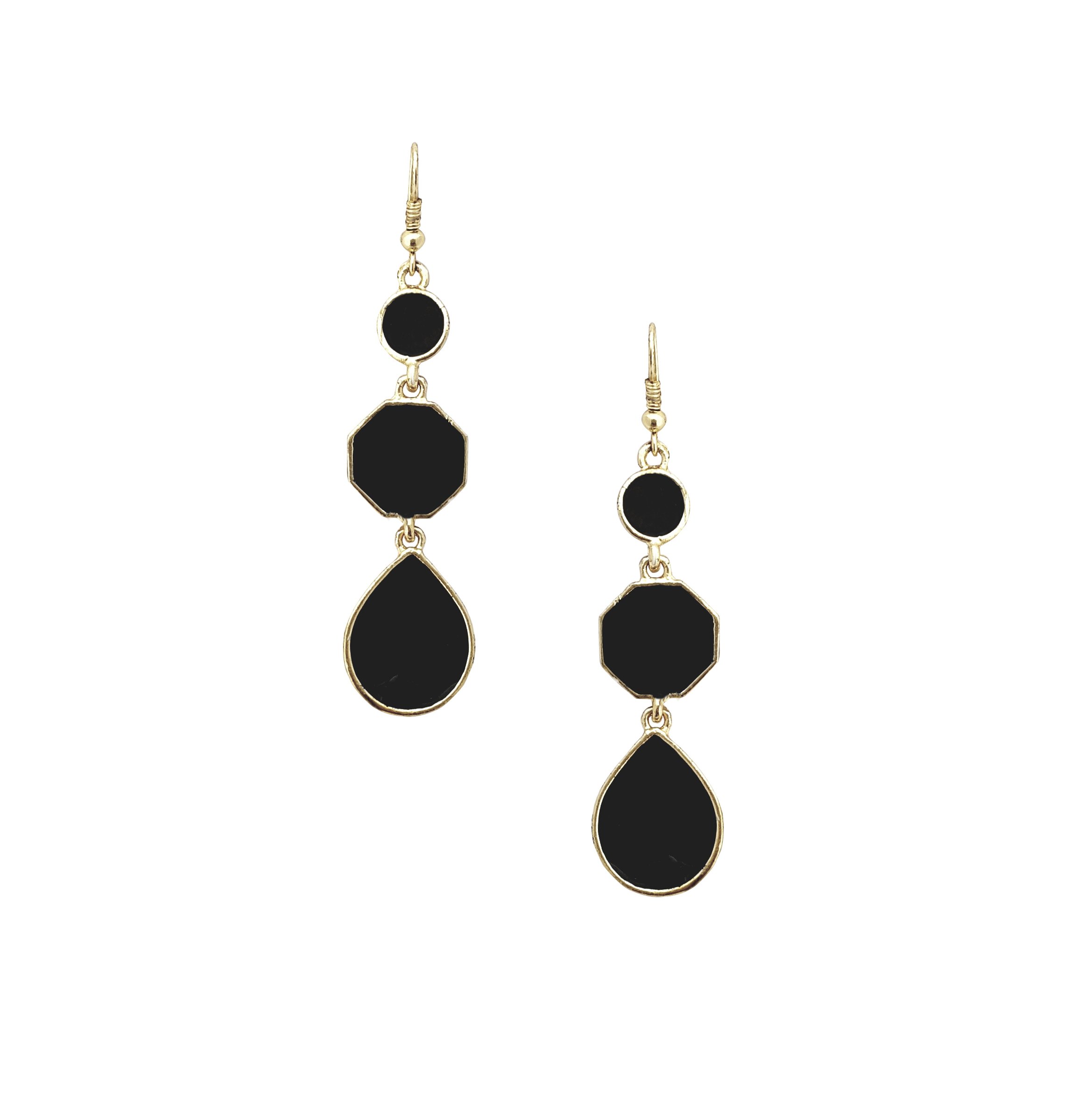Moonstruck Drop Dangle Western Earrings for Women, Black (B017KNV940) Amazon Price History, Amazon Price Tracker
