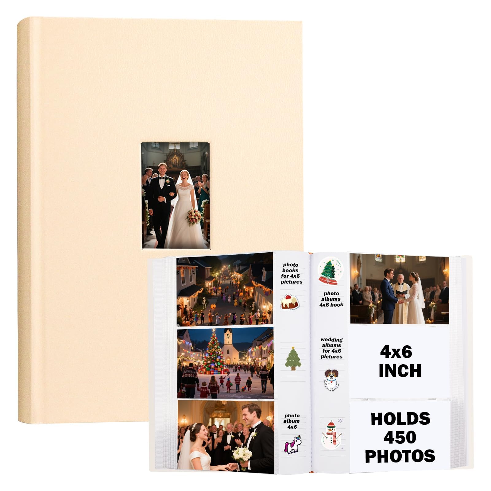 Album photo de voyage et famille 10x15 cm en cuir pour immortaliser vos plus beaux moments