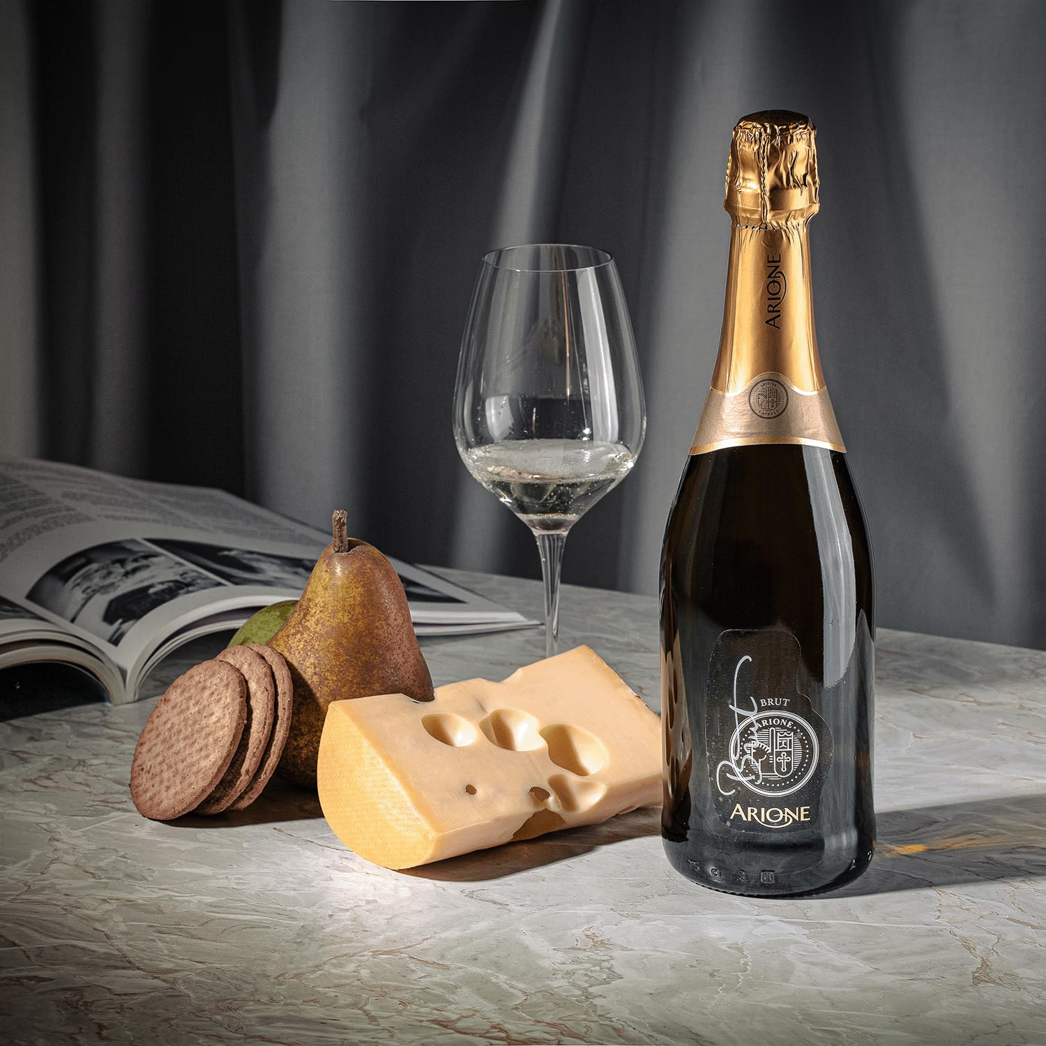 ARIONE | Spumante Brut, Confezione da 6 Bottiglie da 750 ml