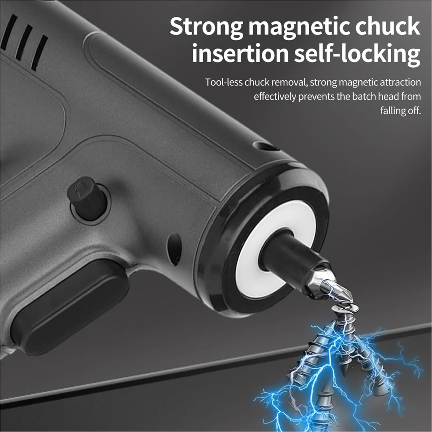 Screwdriver, Electric Screwdriver Rechargeable Cordless Powerful Impact Wireless Drill Screw Driver,repairing electrical