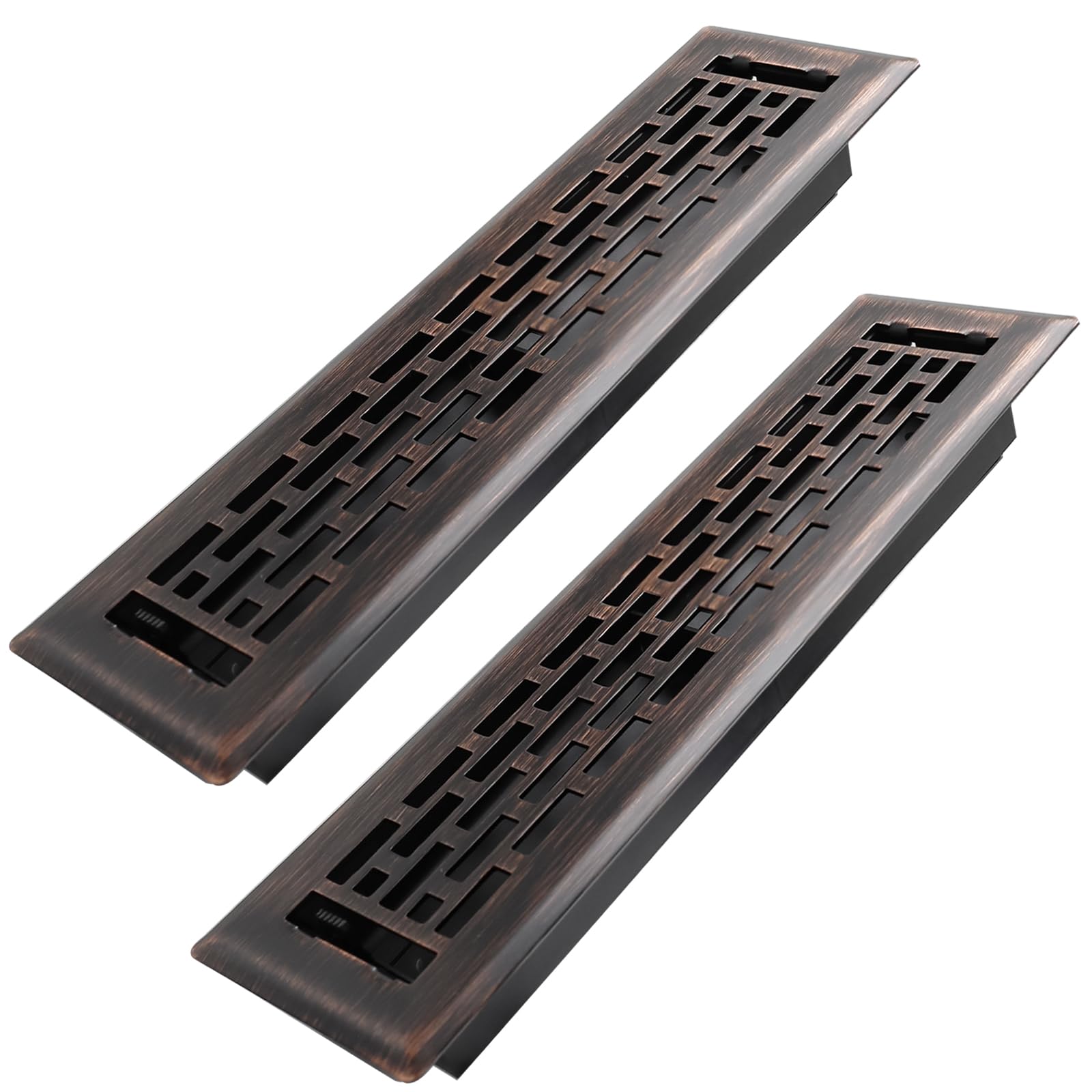 Howeall 2x12 Inches 2 Pack Heavy Duty Walkable Floor Register - Easy ...