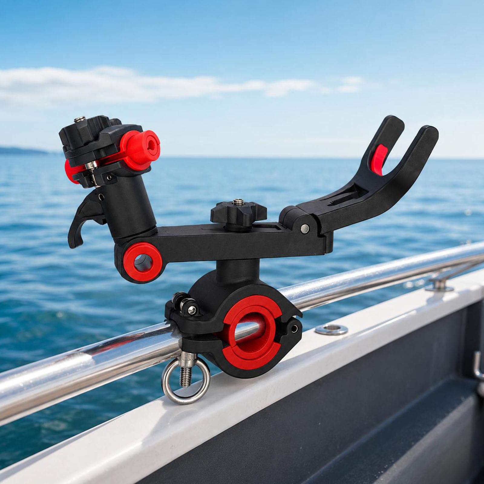 Soporte portátil para caña de pescar para pescadores de aguas