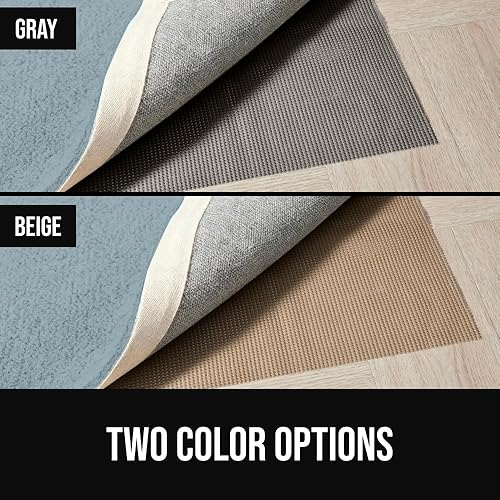 Vista 9 de GORILLA GRIP Almohadilla de agarre extra gruesa de doble cara para suelos de madera dura, transpirable, antideslizante y antideslizante debajo