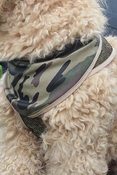 Lokum No Pull Camo Dog Harness Vest - Handmade Breathable Adjustable for Puppies, Small Medium Large Dogs & Cats, Easy Fit (Camouflage M)
