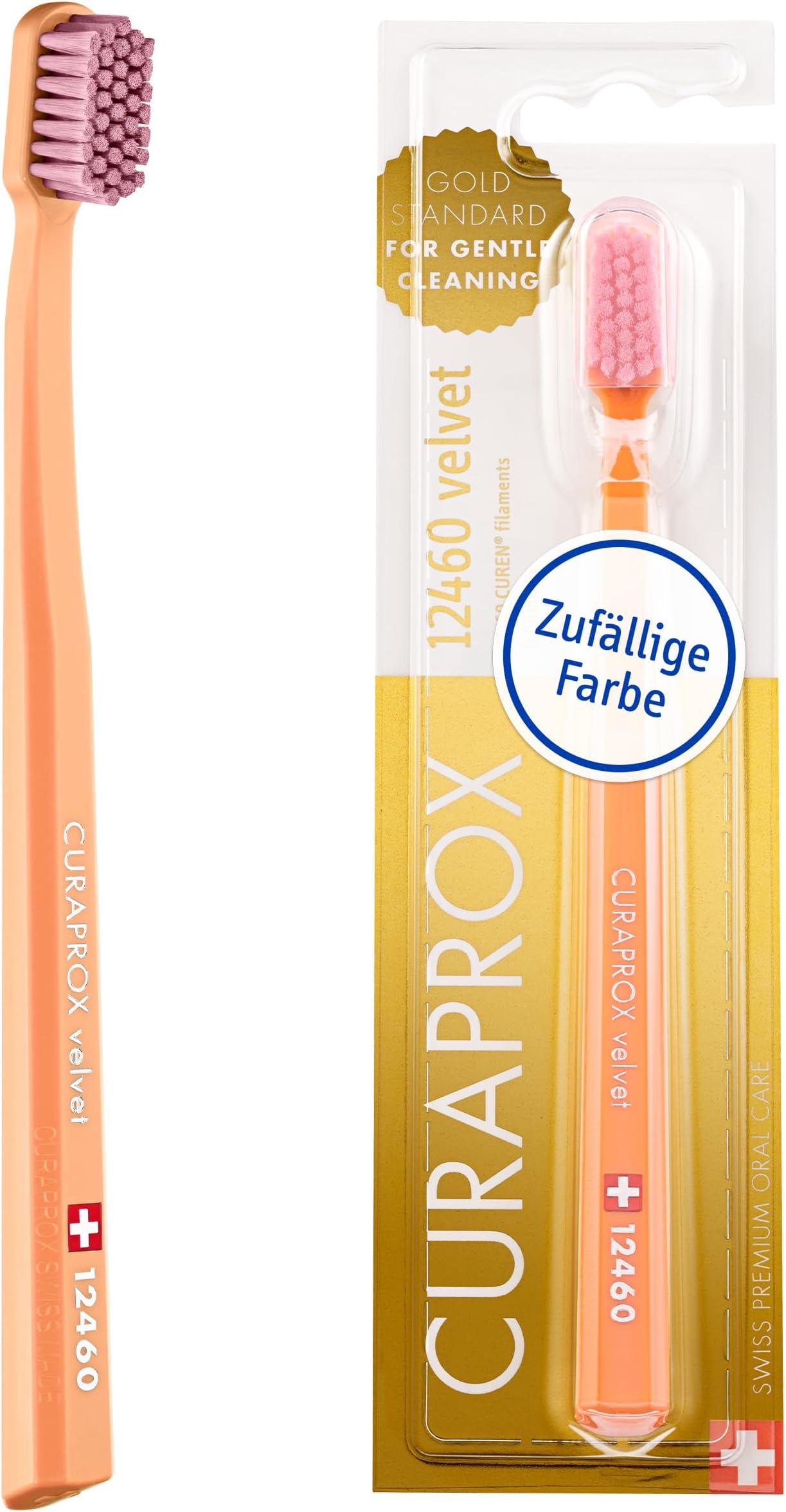 CS 12460 Velvet Toothbrush|Manual|Adult|Multicolor|36 Count