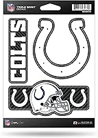 Vista 10 de Rico Industries NFL Football Triple Spirit Stickers Hoja de calcomanías triples
