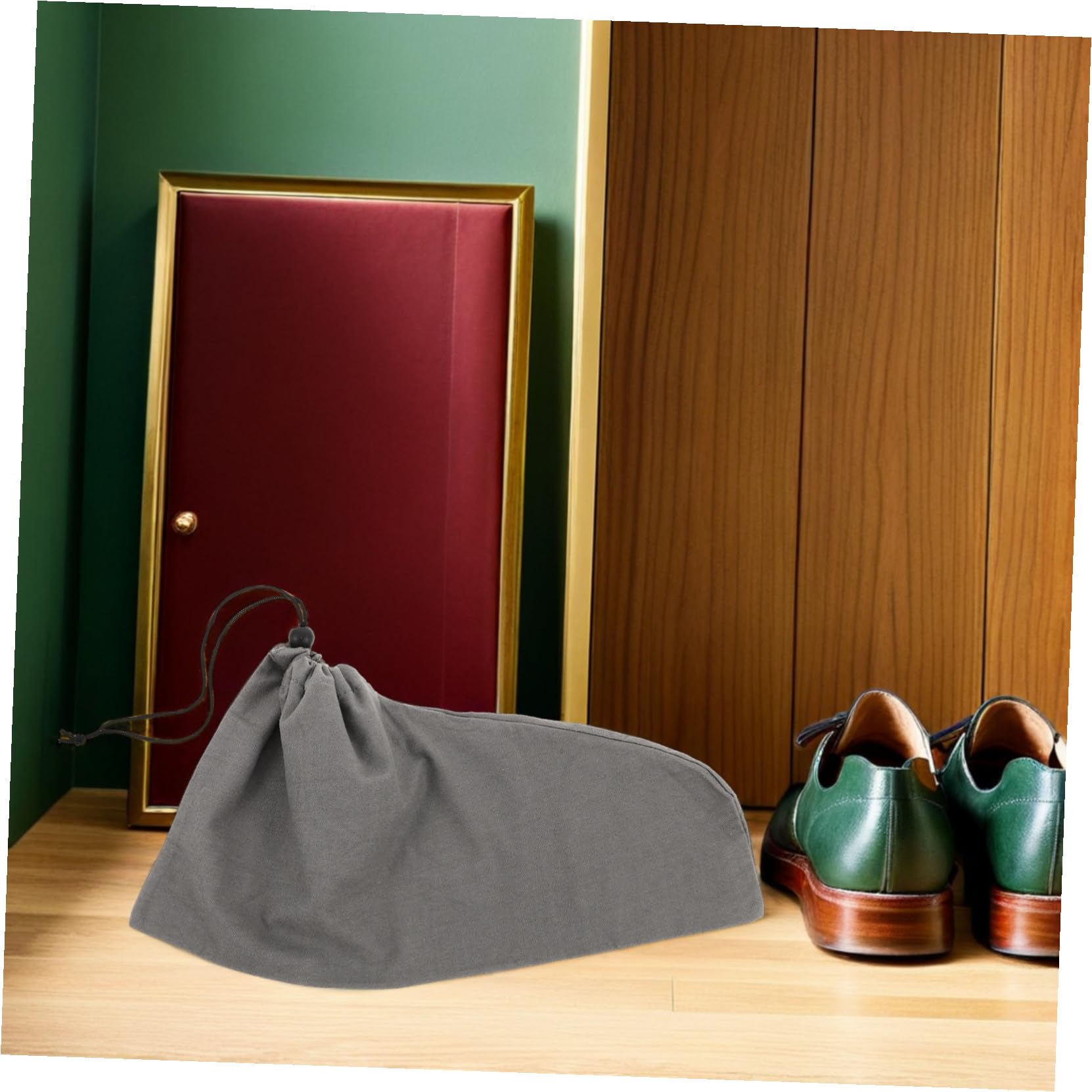 YARNOW 6pezzi Sacchetti Per Scarpe Da Viaggio Coulisse Borse Portaoggetti in Cotone Riutilizzabili Per Trasporto Di Calzature Organizer Da Viaggio Compatti Per Uomini e Donne