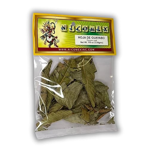 Miniatura 2 de Nicomex - Hoja de Guayabo, hoja de guayaba seca 100% natural. Té de Hierbas.1 oz cada bolsa (0.12 oz), paquete de 3 bolsas.