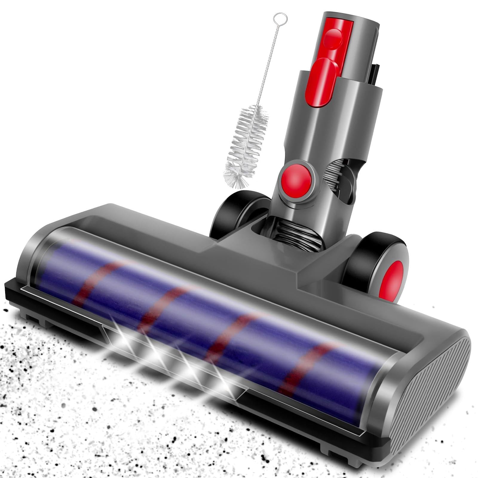 4 LED Replacement Brush Head Compatible with Dyson V7 V8 V10 V11 V15 Series