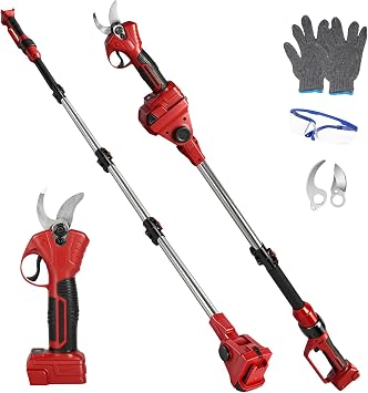 2-in-1 Pole Pruner & Cordless Pruning Shears for Milwaukee 18V Battery