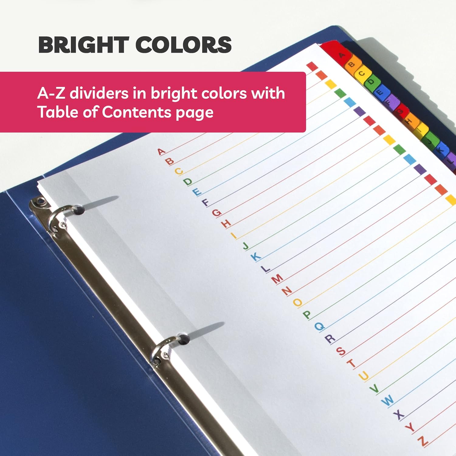 Buy Alphabet Binder Dividers for 3 Ring Binder (3 Sets x 26 Tabs