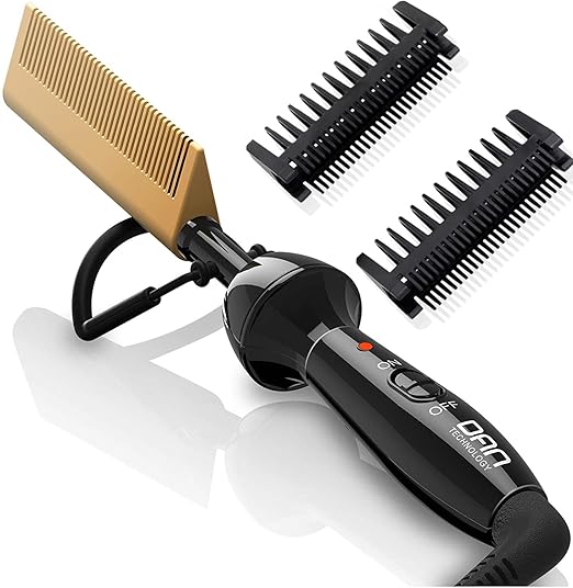 Dan Technology Mini Pressing Comb, Dual Voltage Travel