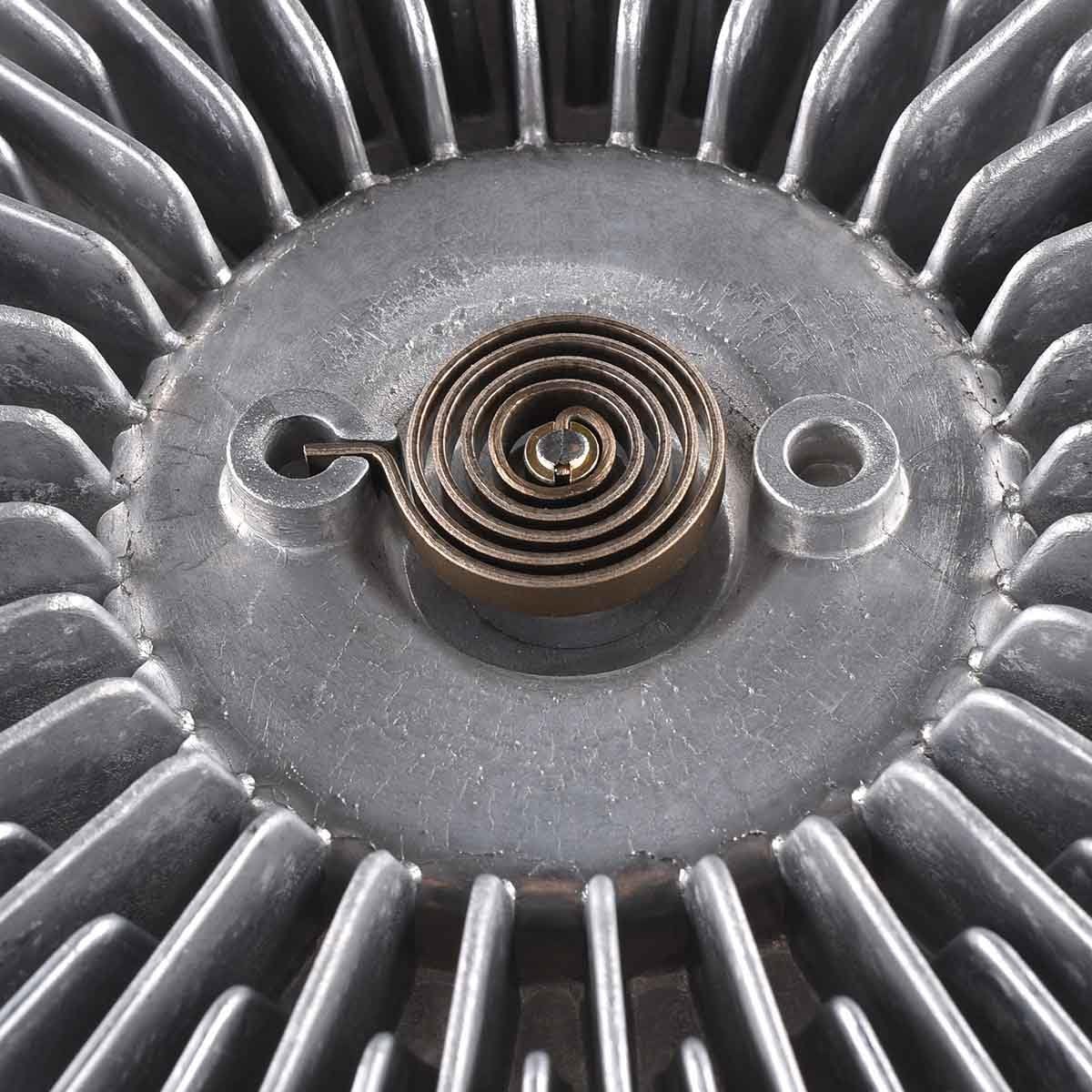 A-Premium Engine Cooling Fan Clutch Replacement for Ford E-350 Econoline Club Wagon E-450 Super Duty E-550 Econoline Super Duty 7.3L Turbo Diesel