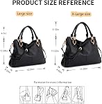Kattee Top Soft Genuine Leather Purses and Handbags for Women | Top Grain Pebbled Cowhide Leather, Adjustable Crossbody Strap, Shoulder Bag for Work