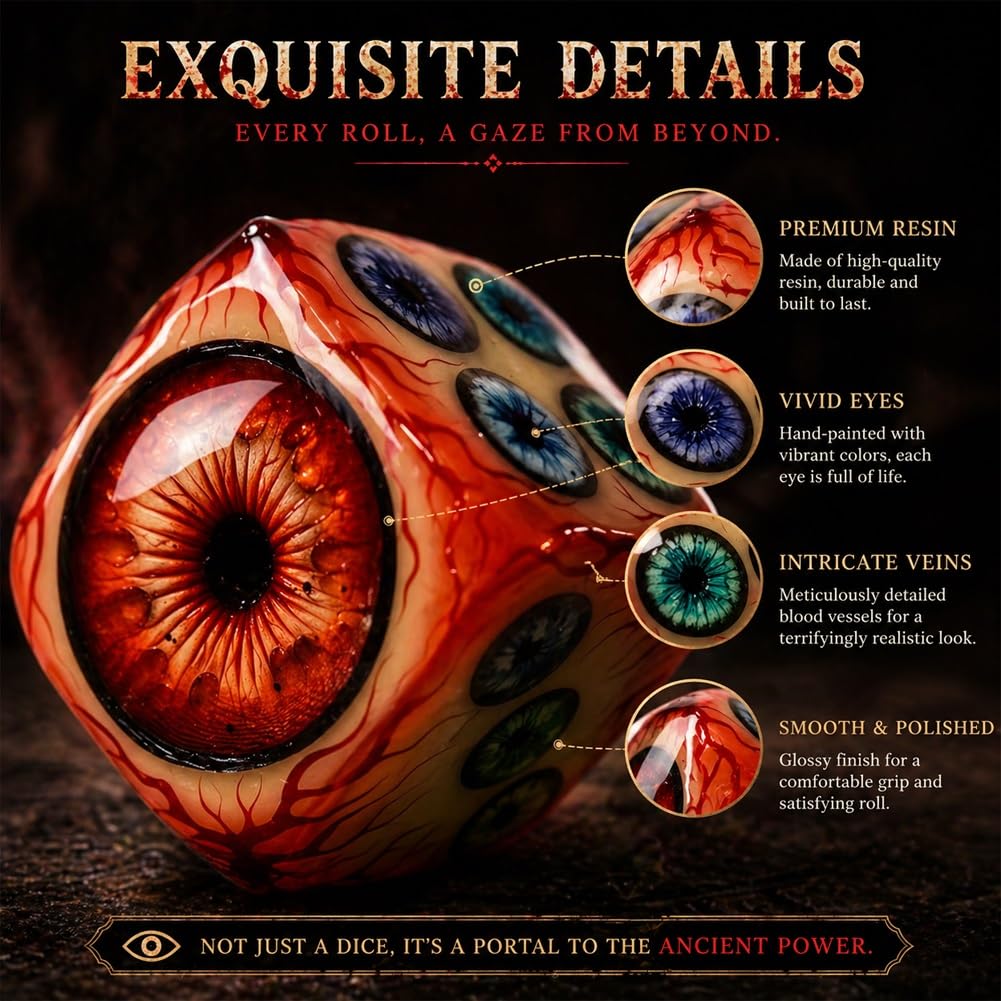 Amazon.com: Eye of Cthulhu Dice-Roll with the Gaze of the Ancient