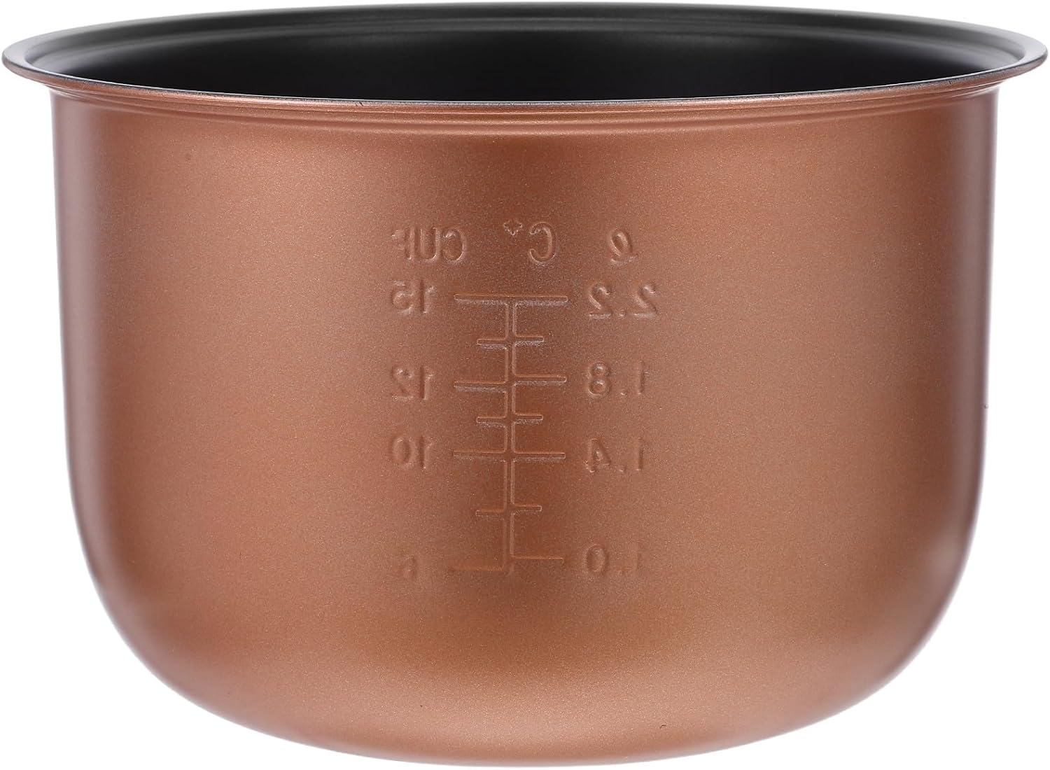 ABOOFAN Rice Cooker Inner Pot Replacement 5l/10 Cup Non-stick Alloy Cooking Bowl Insert for Multi Cooker, Easy to Clean And Dishwasher Safe