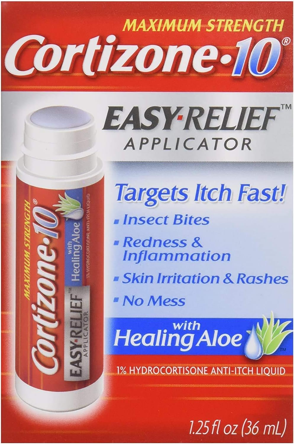 Hydrocortisone Anti-Itch Liquid 1.25 fl oz (Pack of 2)