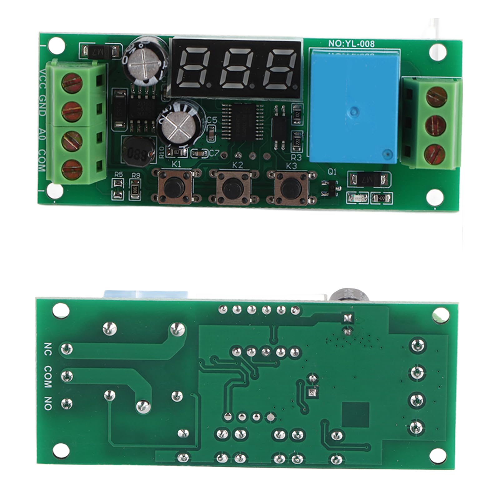 Modulo relè di rilevamento corrente continua con display 12V 0-10A Modulo relè di rilevamento corrente continua con display 12V 0-10A