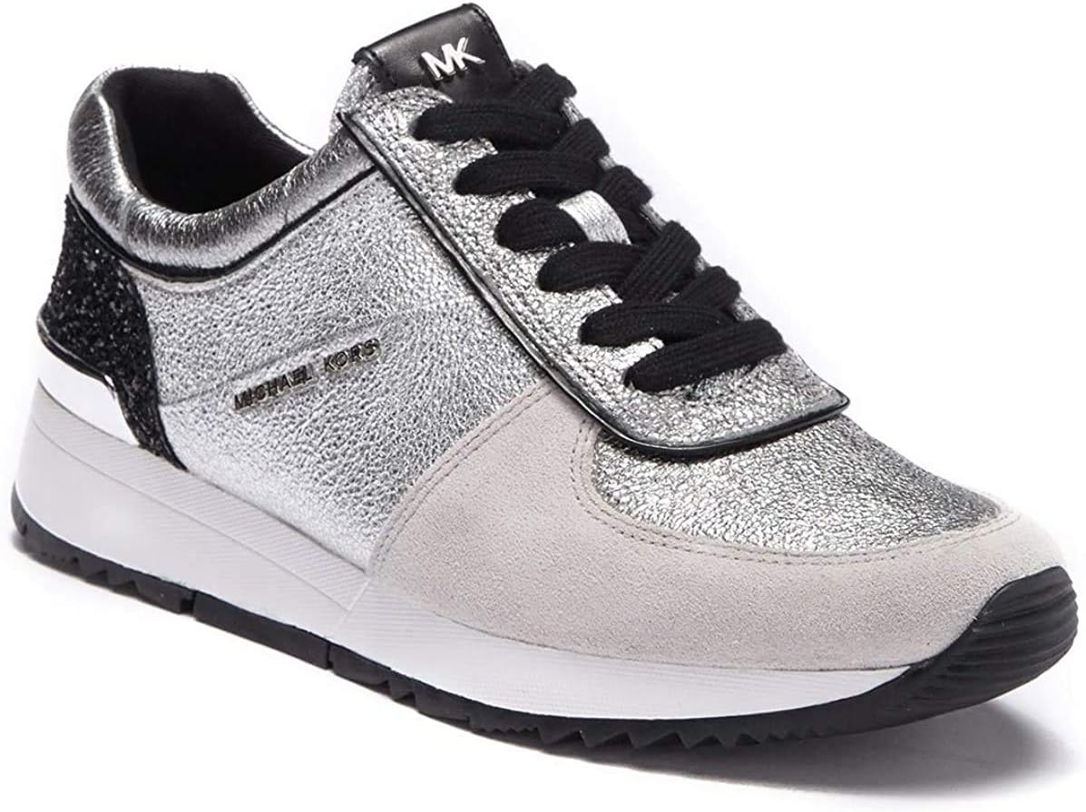 Michael Kors MK Women's Allie Trainer Leather Kuwait Ubuy