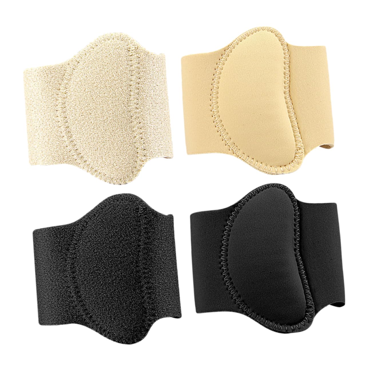 FRCOLOR Men's Women's Foot Arch Support Pads Orthopaedic Arch Support Foot Brace Arch Support Sleeves Foot Arch Wrap Washable Forefoot Cushi