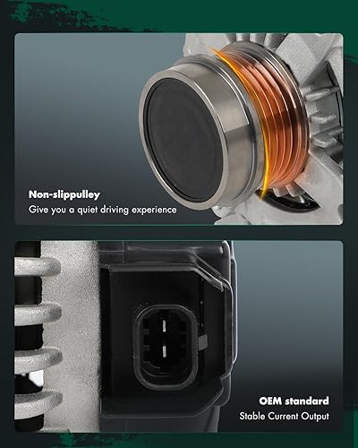 Miniatura 5 de SCITOO Alternador apto para Buick para Regal TourX 2018-2020, para Chevrolet para Camaro 2016-2020, para Chevrolet para Colorado 2015-2020, 12V