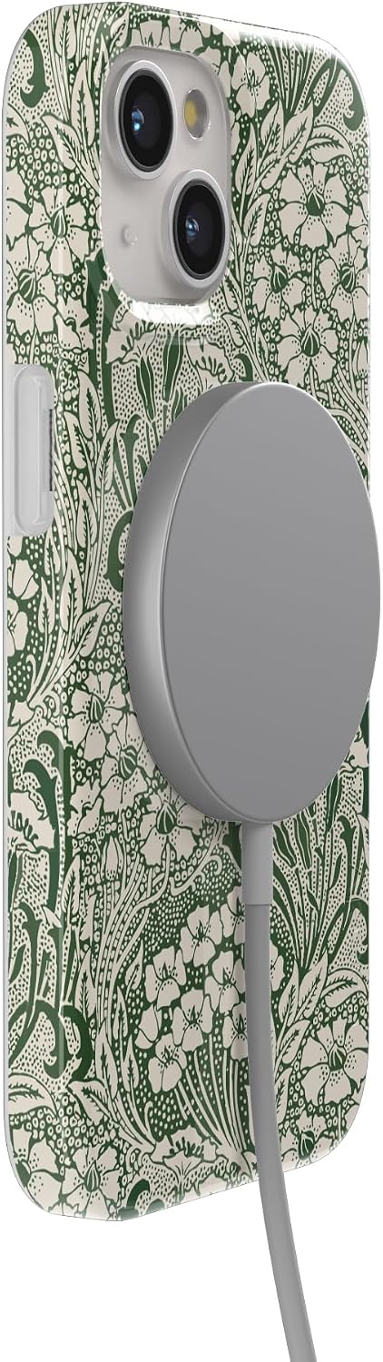 Casely iPhone 15 Plus Case | Mystic Meadow | Green Gardens | Compatible with MagSafe | Classic Ultra Slim Design