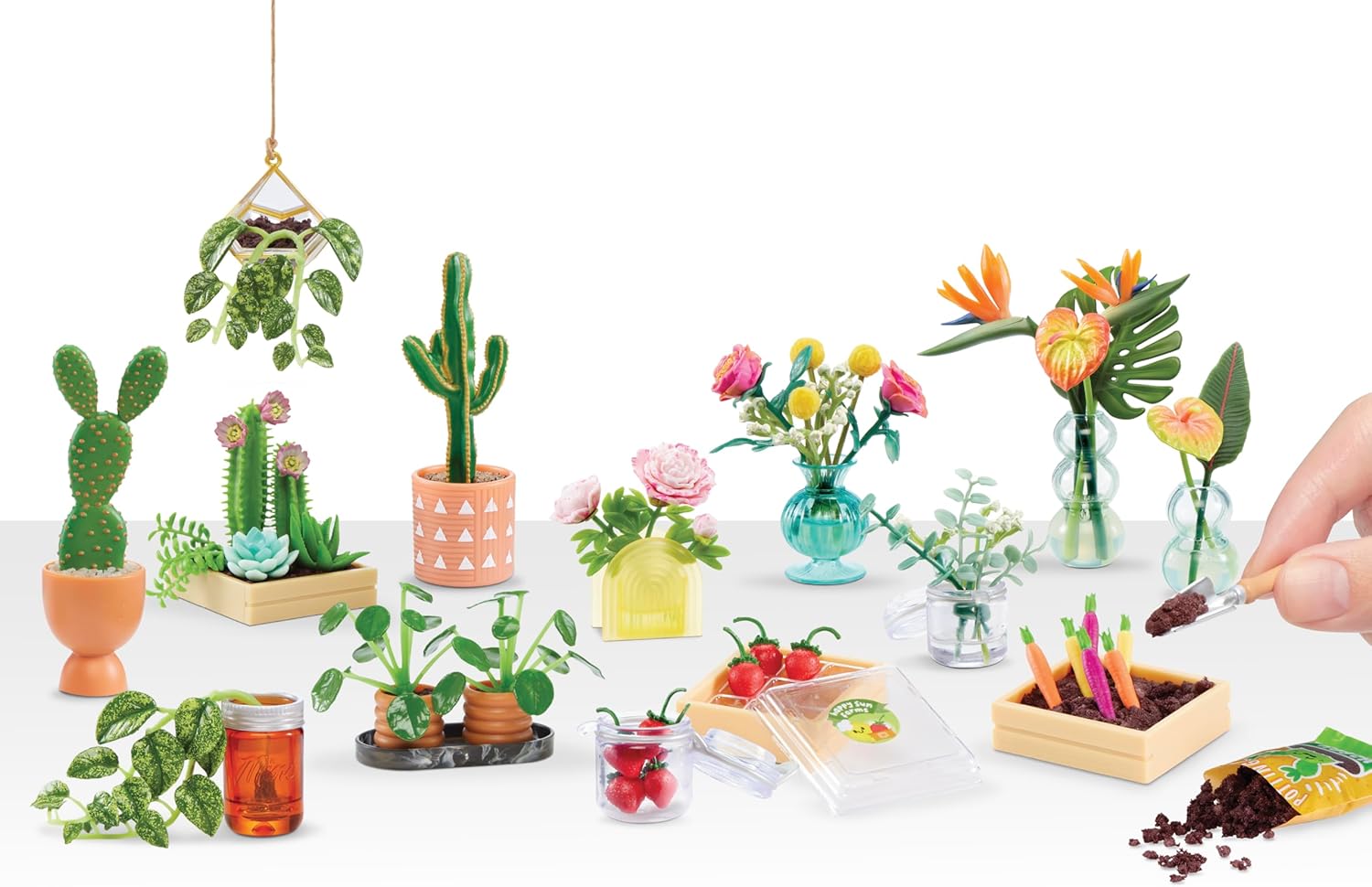 Make It Mini Botanicals Mini Collectibles MGA's Miniverse, Mystery Blind Packaging, DIY, Crafts, Resin Play, Replica Items, Mini Plants, Bouquets, Garden, Collectors, 8+