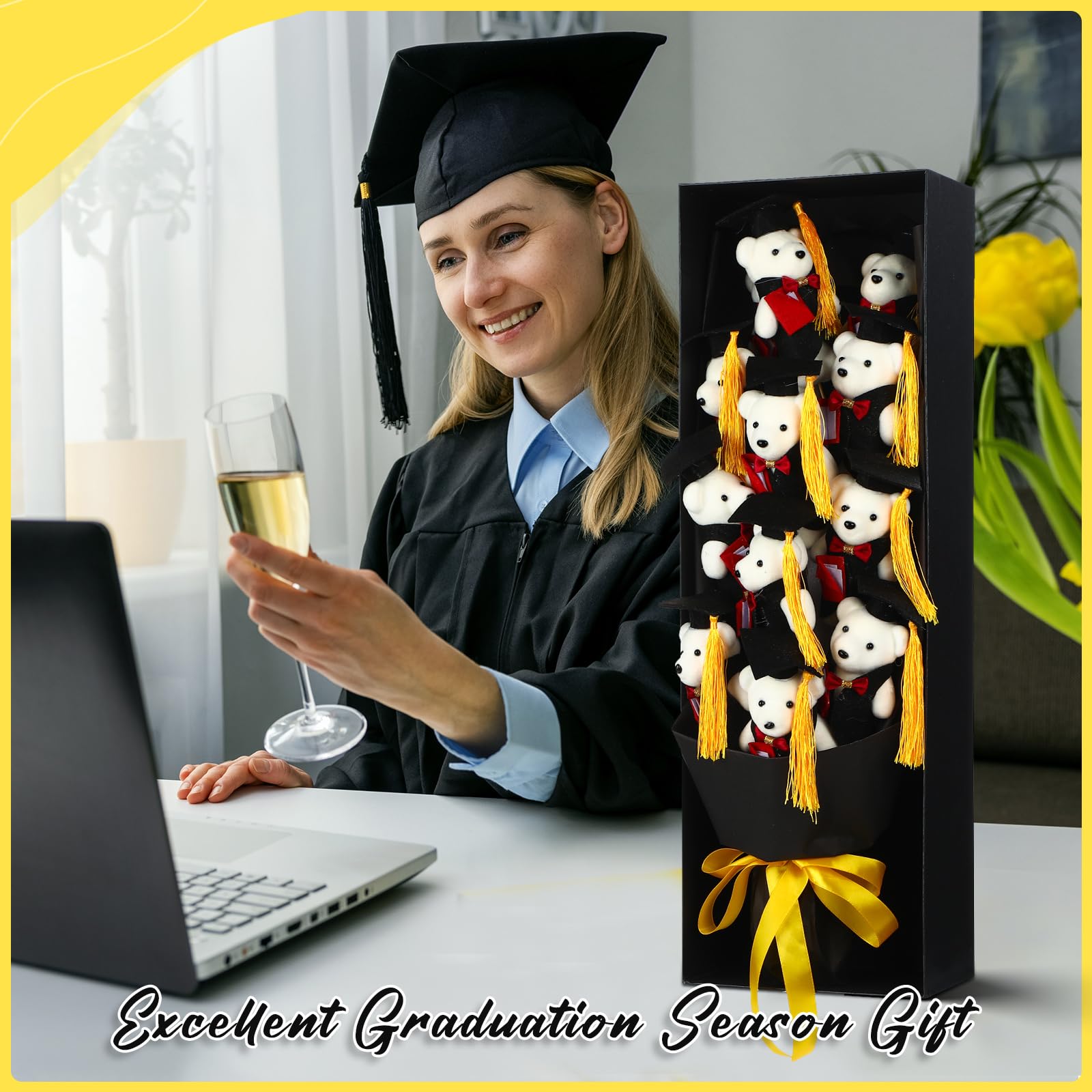 Amazon.com: Sumind Class of 2025 Graduation Doctoral Bear Bouquet