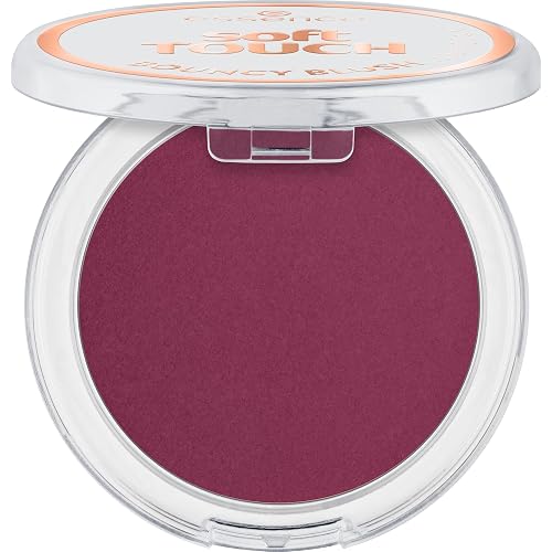 essence | Soft Touch Bouncy Blush | Lightweight, Buildable Cream to Powder Blush | Long-Lasting Natural Flush | Vegan & Cruelty-Free Makeup (40 Roses in Berry)