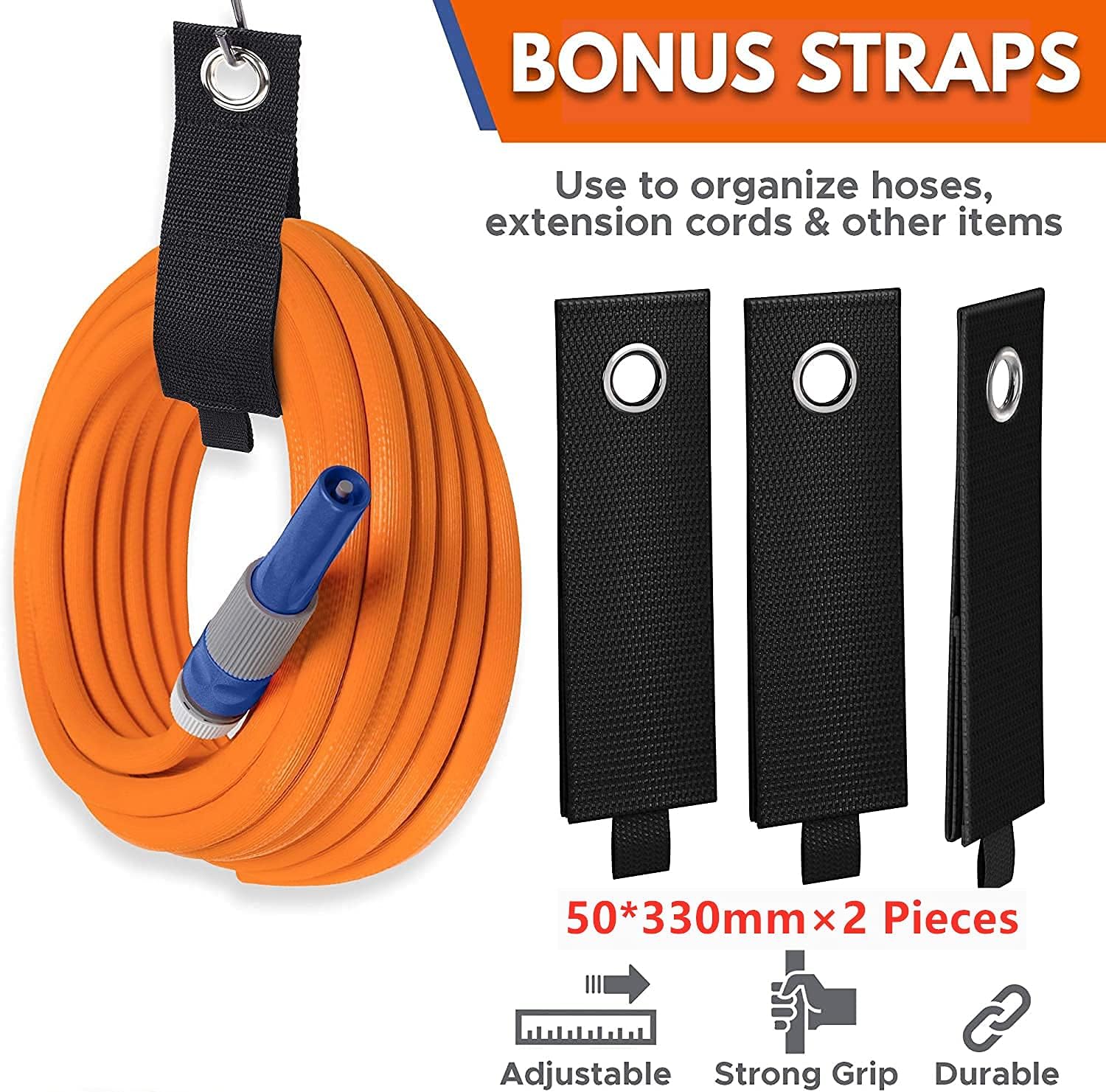 3-H Garage Hooks Heavy Duty,Steel Garage Storage System Hooks 14 Pack,Garage Storage Utility Double Hooks with 3 Welding Spots Other Than 2 Carries Heavier Load(Black Hook) - - 