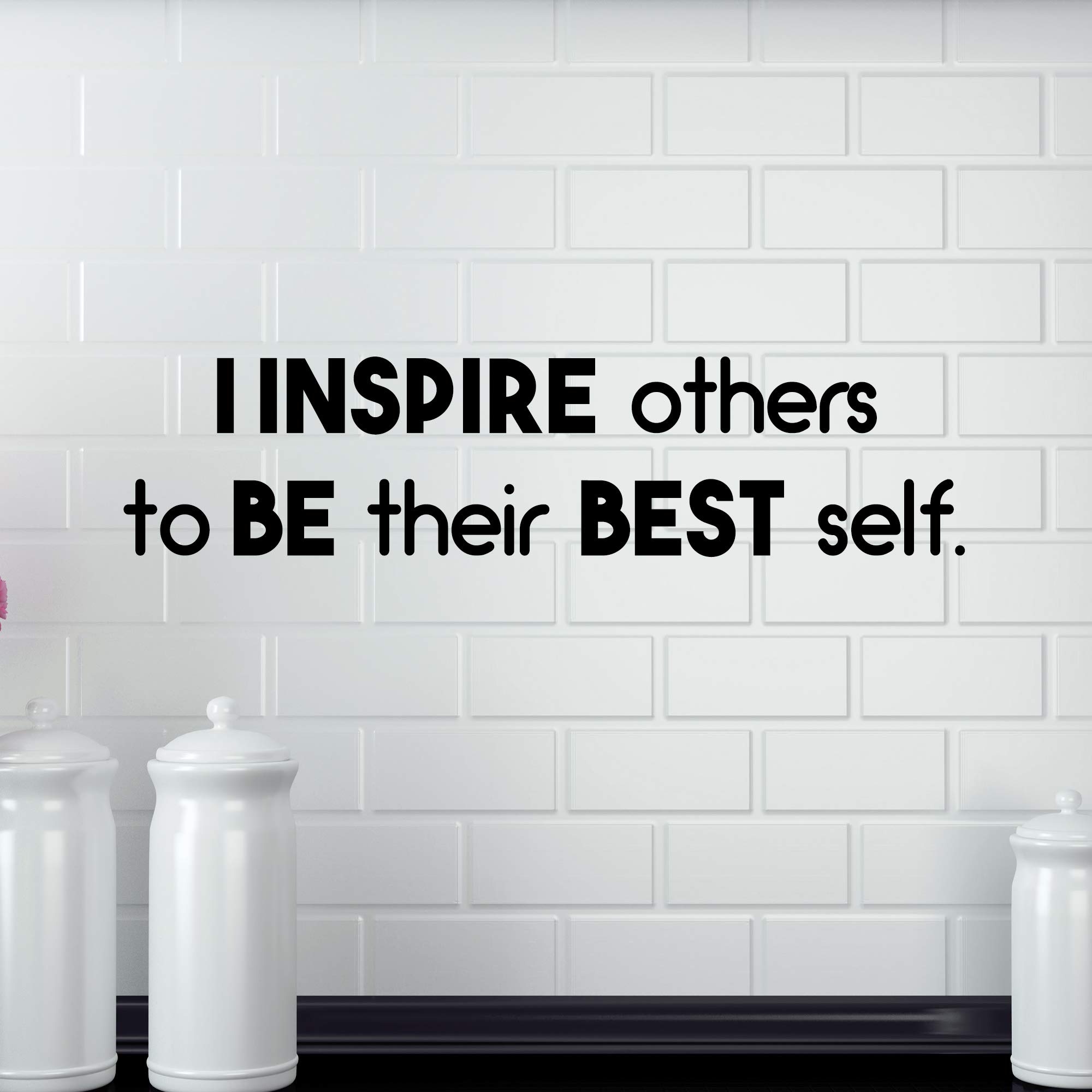 Inspirational Wall Vinyl Decals Quotes - Motivational Leadership Affirmations - Positive Words Sayings Art Decor - Encouragement Creativity Success Phrases AF046