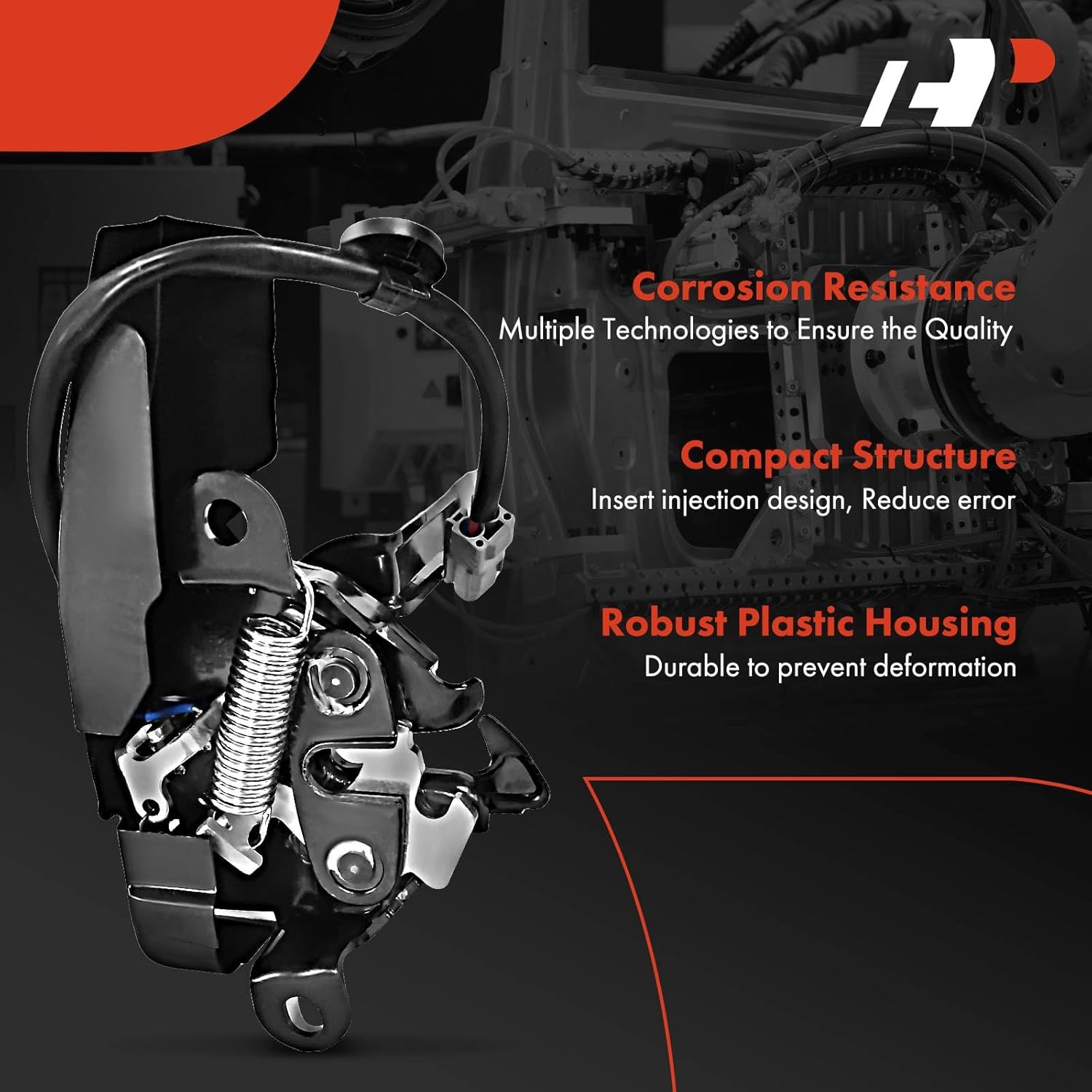 A-Premium Hood Latch Lock Compatible with Toyota Avalon 2013-2018, Front Hood Lock Engine Bonnet Latch Assembly