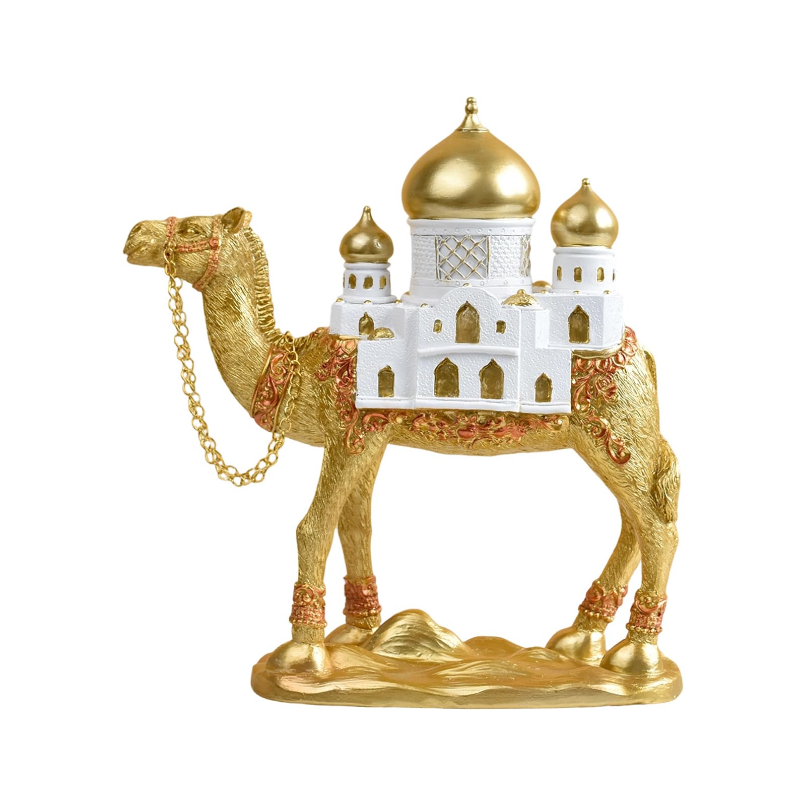 Ornement décoratif Ramadan et statue de chameau pour l'Aïd Mubarak