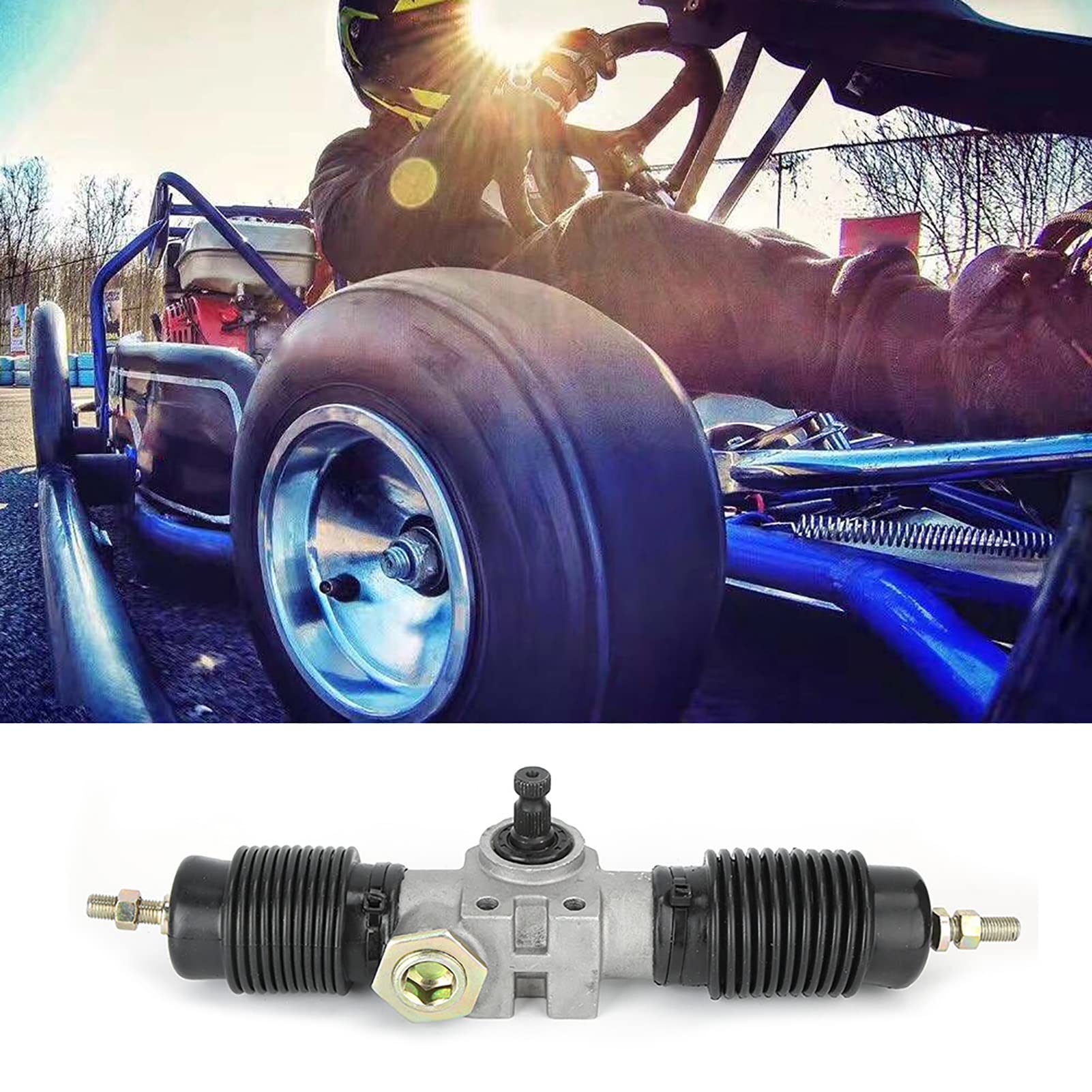 Generic 360mm Wysokiej Jakości wał Przekładni Kierowniczej ze Stali Nierdzewnej dla Majsterkowiczów Chiny ATV UTV Części Rowerowe, Prosta Instalacja, 1 szt., dla Entuzjastów ATV