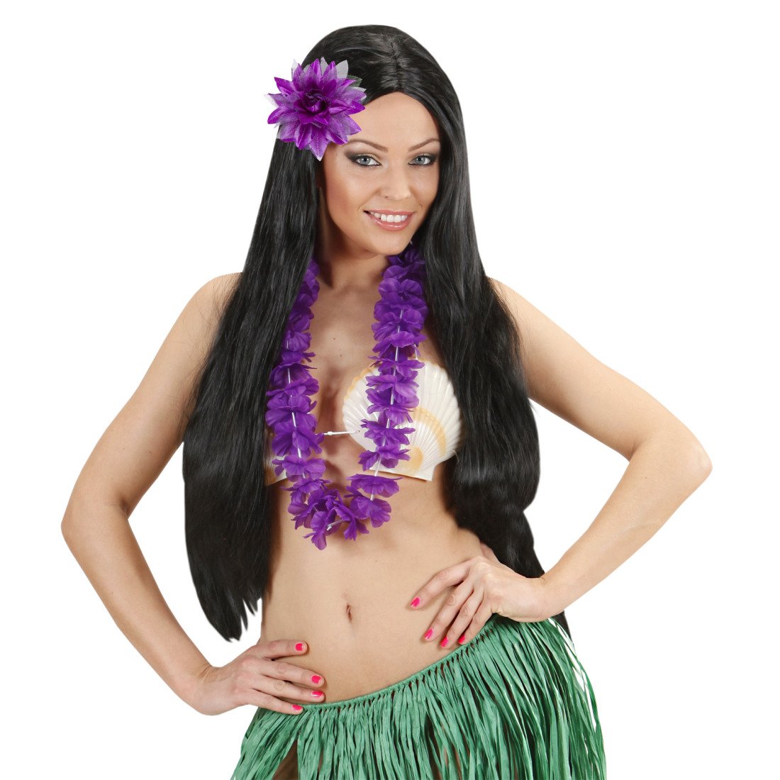 NET TOYS Rosen Haarblüte Hawaii Haarspange – Gelb, Aus Polyester, Einheitsgröße