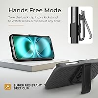 Vista 93 de MOTIVE for iPhone 15 Pro Max Case with Belt Clip, Shell Holster Combo for Apple iPhone 15 Pro Max Holster, Slim Rugged Case, Drop Shockproof