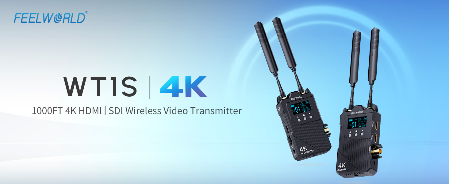 Amazon.com: FEELWORLD WT1S 4K Wireless Video Transmission System